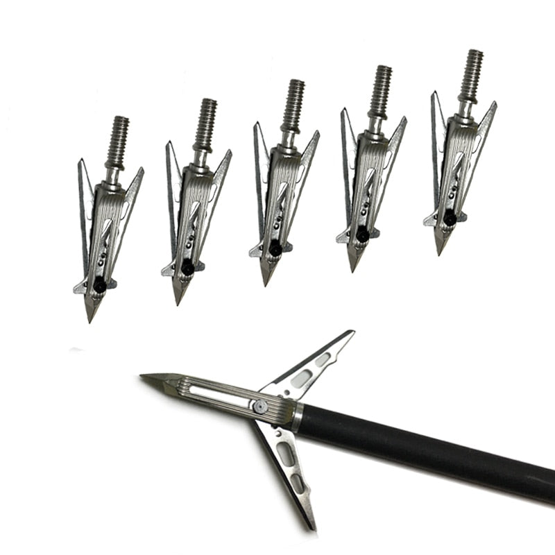 6/12Pcs Fixed 2 Blade 100 Grain Hunting Broadheads Arrowhead Filed Points  Tips - Conseil scolaire francophone de Terre-Neuve et Labrador