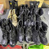 **"All Brand NEW Army Surplus!90% Price Off Factory Clearance!Tactical Military boots Mystery Box - for Outdoor Exploration, Camping & Mountain Climbing - Military Orders"**