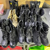 **"All Brand NEW Army Surplus!90% Price Off Factory Clearance!Tactical Military boots Mystery Box - for Outdoor Exploration, Camping & Mountain Climbing - Military Orders"**