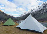 New 2022!Top Quality Version 230cm  UL GEAR Lanshan 1 Ultralight Camping 3/4 Season 15D Silnylon Rodless Tent