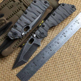 Heavy Duty ST SMF Titanium Handle D2 Blade Ball Bearing Tactical Folding Knife Camping Hunting Outdoor Survival EDC Tools