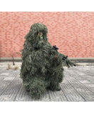 5pcs/set Camouflage Ghillie Suit Yowie Sniper Tactical Clothes Camo Suit for Hunting Paintball Ghillie Suit Men Hunting Clothes