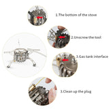Gen 3 Multi Fuel Stove with Wind Shield Preheating Oil/Gas Outdoor Camping Stove Cooker Picnic Cookout Hiking Equipment Gasoline Stove Burners