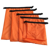 5 Pcs/Set Outdoor Swimming Waterproof Bag Camping Rafting Storage Dry Bag With Adjustable Strap Hook