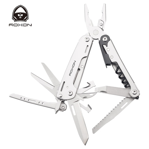 16-in-1 Multitool Pliers-Pocket knife, scissors, wire cutter, screwdriver, Bits Group, EDC tool, Survival, Camping,