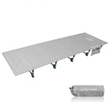 2022 New! Ultralight Camping Cot Compact Folding Cot Bed for Outdoor Backpacking Camping Cot Bed