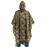 Impermeable Raincoats Women/Men Jungle Rain Poncho Backpack Camouflage Rain Coat Cycling Climbing Hiking Travel Rain Cover