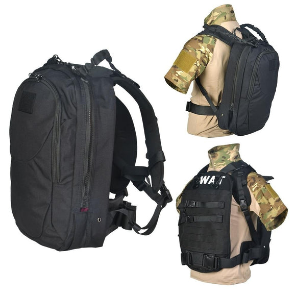 Tactical Ballistic Backpack Concealed Armor Plate Carrier Rapid Response Pack Vest Laser Cut Molle Webbing Hunting Shooting Accessories