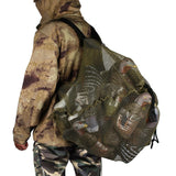 Decoy Mesh Bag Hunting Pouch for Fake Duck Turkey Waterfowl Marllard Carrying Adjustable Back Strap Outdoor Supplies