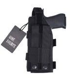 2022 New!Double fixed Tactical Molle Drop Leg Platform Handgun Pistol Holster Right Handed Holster Fast Draw