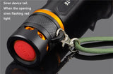 Tactical LED Flashlight Powerbank Rechargeable Waterproof 18650 Battery Self Defense Bike Lantern