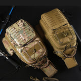 2022 New! Laser-Cut EDC Tactical Chest Bag Sling Hiking Backpack Shoulder Fishing Bags Travel Camping Molle Bag Hunting