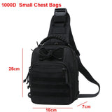2022 New! Laser-Cut EDC Tactical Chest Bag Sling Hiking Backpack Shoulder Fishing Bags Travel Camping Molle Bag Hunting
