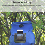 20L Water Bags Outdoor Camping Shower Bag Solar Heating Portable Folding Hiking Climbing Bath Equipment Shower Head Switchable