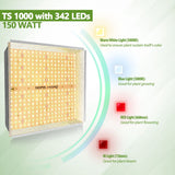 Upgraded High Quality 1000W Full Spectrum LED Grow Light 70x70x160 cm Indoor Tent Grow Kits Quantum Board Lamp For Hydroponics System