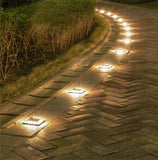 Solar Led Light Outdoor Waterproof Light Underground Landscape Lamp For Lawn Pathway Solar Powered Sunlight Garden Decoration