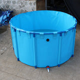 High Quality Collapsible Fish Tank 1400 Liter Diameter 150cm x Height 80cm Fresh/Salt Water Breeding Round Plastic Fish Pond
