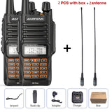 2PCS Walkie Talkies Waterproof Baofeng UV-9R PLUS 10W Portable CB Ham Radio Transceiver VHF UHF  2 Way Radio uv9r plus Hunt 10KM