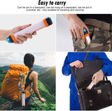 New Upgraded! SOS Portable LED Camping Light Flashlight Tent Lamp USB Rechargeable Waterproof Lantern Flashlight Hanging Magnetic
