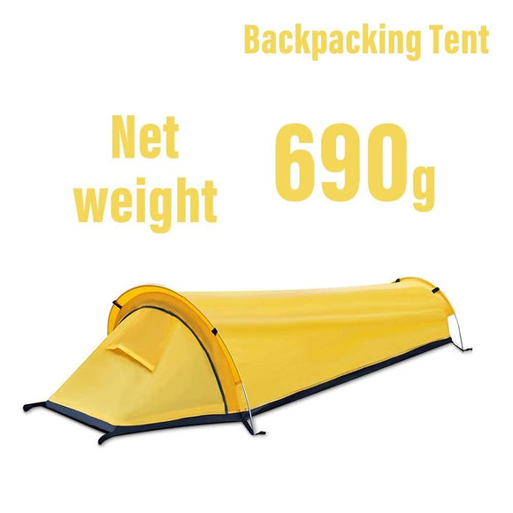 2022 New! Ultralight Outdoor Tent 1 Person Car Travel Outdoor Tents Backpacking Waterproof Sleeping Bag For Hunting Cycling Equipment