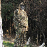 Hunting Clothes 3D Maple Leaf Bionic Ghillie Suit Men&#39;s Jacket Pants Hunter Yowie Sniper Camouflage Suit Outdoor Camo Clothing