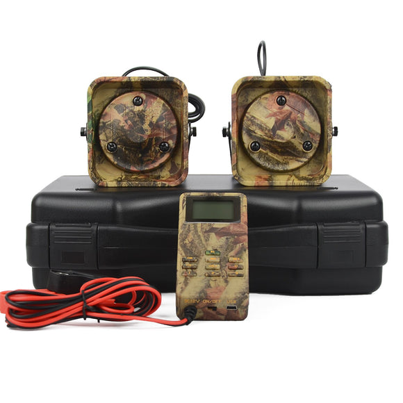 Hunting Duck Decoy Hunting Bird Caller 2*50W 150dB Speaker Sounds Player 200 Bird Voice With Timer ON/OFF Hunting Accessories