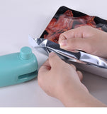 New Design USB Charging Vacuum Sealing Machine Portable Hand Pressure Mini Heating Plastic Packaging Food Sealing Device For Home Kitchen