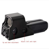 Scope Tactical Mini Holographic Weapon Sight Reflex Sight Red Dot Scope Gun Rifle Shooting Hunting Spotting 552 Model Outdoors
