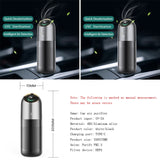 2022 New!Portable Air Purifier Air ionizer Odor Eliminator Ultraviolet UV Air Cleaner Negative Ion Generator HEPA Filter Car Accessories