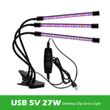 USB 5V LED Grow Light 18W 27W 36W DC12V Full Spectrum Phyto Lamp 40W 60W 80W For Plants Seedlings Flower For Veg Flowers