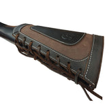 Top Quality Shotgun Gun Buttstock Leather Shotgun Shell Holder For 5pcs 12 Gauge Ammo Pouch