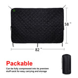 Tactical Army Poncho Liner Camouflage Water Repellent Woobie Quilted Blanket Suitable for Camping Shooting Hunting