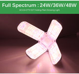 Led Grow Light Full Spectrum E27 Folding Plant Grow Light AC110V 220V Phyto Lamp For indoor Vegetable Flower Seedling
