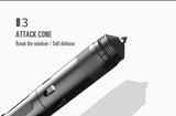 8-in-1 Tactical Pen Self Defense Supplies Tungsten Steel Security Pen Self Protection Personal Defense Tool Defence EDC Tool Pen