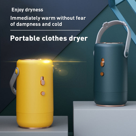 Electric Mini Clothes Dryer Portable PTC Heating Drying Machine Clothing UV Sterilization Disinfection Dryer For Travel Hiking Camping Hunting