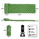Upgraded Camo Inflatable Sleeping Pad Camping Mat With Pillow air mattress Cushion Sleeping Bag air sofas inflatable sofa