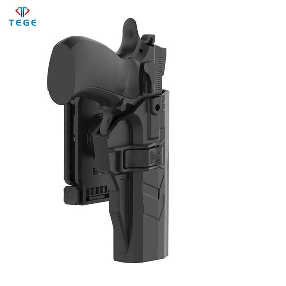 Universal Holster Fits CZ 75 SP-01 Shadow With Two-in-one Belt Clip Attachement Right Hand Holster