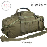 40L 60L 70L Heavy-duty Prepper Army Sport Gym Bag Tactical Waterproof Backpack Molle Camping Backpacks Travel Bags
