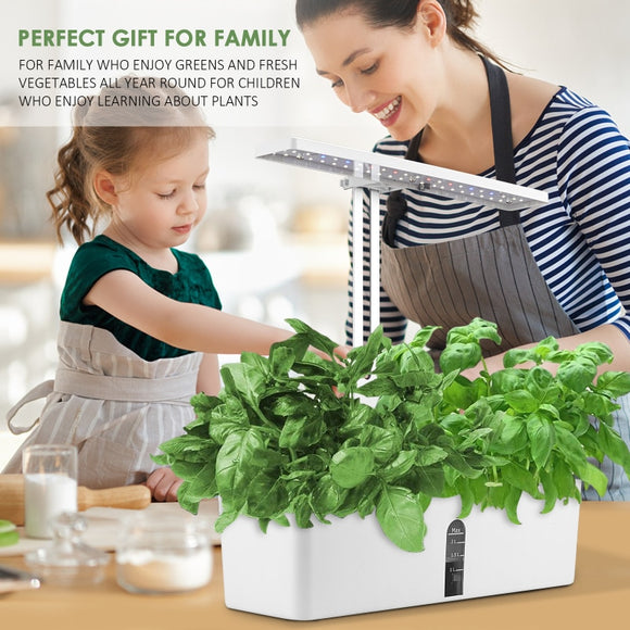 Upgraded 9 Holes Hydroponics Growing System Automatic Indoor Herb Garden Starter Kit With LED Grow Light Smart Garden Planter For Home Kitchen