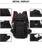Prepper 3 days Recon Backpack Outdoors Military Tactics Water Repellent Wear Resistant High Capacity backapck Hiking Camping Hunting