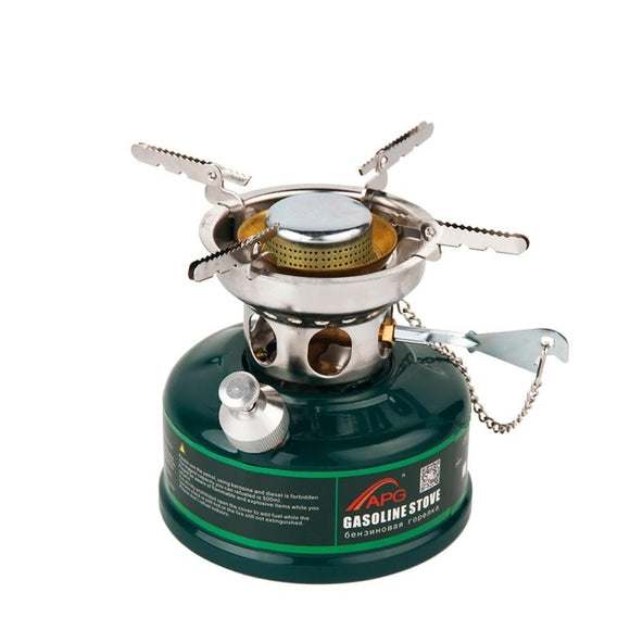 Unique with Silencer Camping Gasoline Stove Non Preheating Oil Stove Burners  Outdoor Cookware
