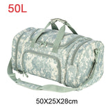 50L Or 60L Large Capacity Waterproof Gym bag Men Sports Travel Bags Military Tactical Duffle Luggage Outdoor FitnessTraining Bag