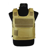 Anti-Stab Personal Defense Tactical Vest with two Foam Plates Hunting Vests adjustable shoulder straps Security Guard