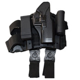 Pistol Holster Tactical Thigh Leg Gun Holster for Glock Hunting Airsoft Right Hand Gun Case for Army Military Shooting Training