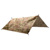 Outdoor Tent Canopy CP Camouflage Lightweight Tent Sunshade Canopy Windproof Waterproof Camping Tarp Awning Mat Accessories