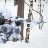 Hunting Rifle Airsoft Wrap Woodland Desert Sniper Gun Cover Camo Elastic Strap for Mlitary CS Hunting Blind