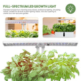 3rd Gen Upgraded Hydroponics Growing System Automatic Indoor Herb Garden Starter Kit With LED Grow Light Smart Garden Planter For Home Kitchen