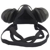 Tactical Respirator Mask Half Face Protective Gas Mask Adjustable Strap for Military Paintball Airsoft Hunting CS Shooting Mask