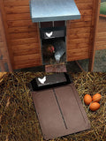 Upgraded Automatic Chicken Coop Door Opener Light Sensor Automatic Chicken House Door Pet Door House Farm Breeding Chicken Coop Door
