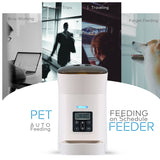 2022 New! Automatica Pet Feeder Smart Pet Feeder Schedule Pet Feeder for Dogs Cats Auto Feeding Meals Pet Food Dispenser Manual Feeder 4L